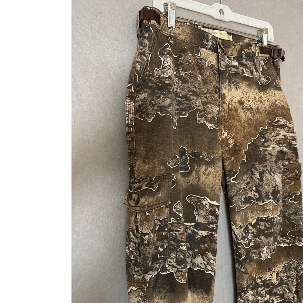 Rustic Ridge Mens M Realtree Excape Camo Cargo Pants Ripstop Hunting Tactical - Picture 3 of 9